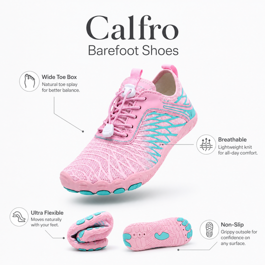 Calfro barefoot shoe feature showcase
