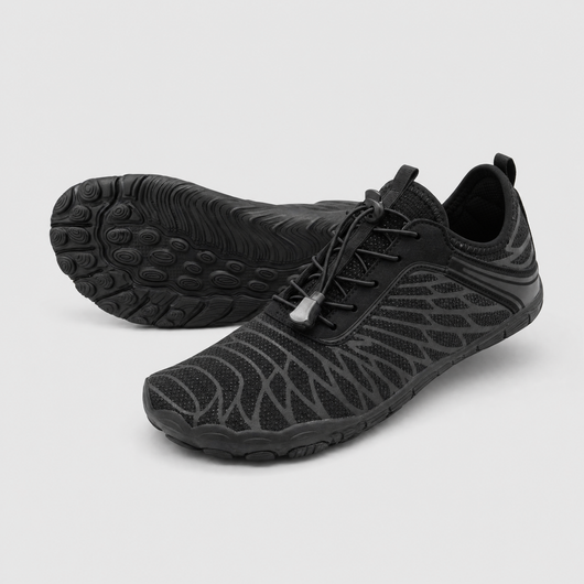 Calfro barefoot shoe in black
