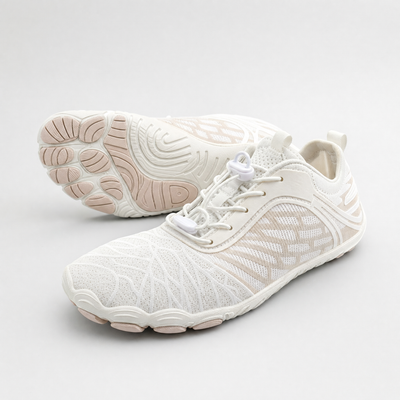 Calfro barefoot shoe in white